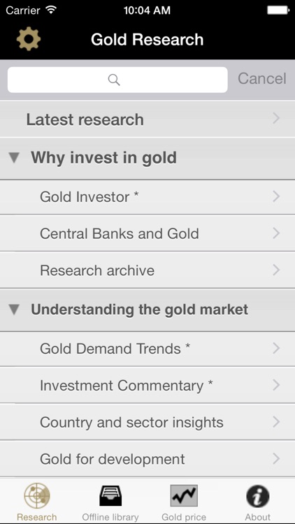 Gold Research: researching gold as an investment