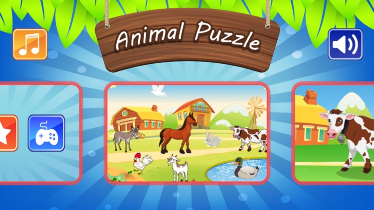 Peg Puzzle - Animals