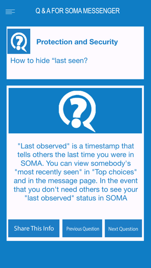 Q & A For SOMA Messenger(圖4)-速報App