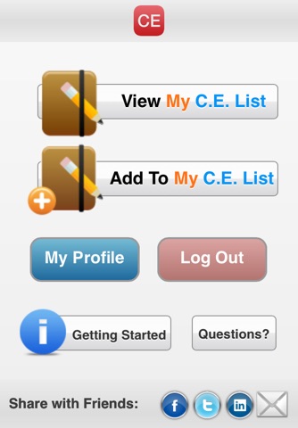 CE App - Find & Track CE/CME screenshot 4