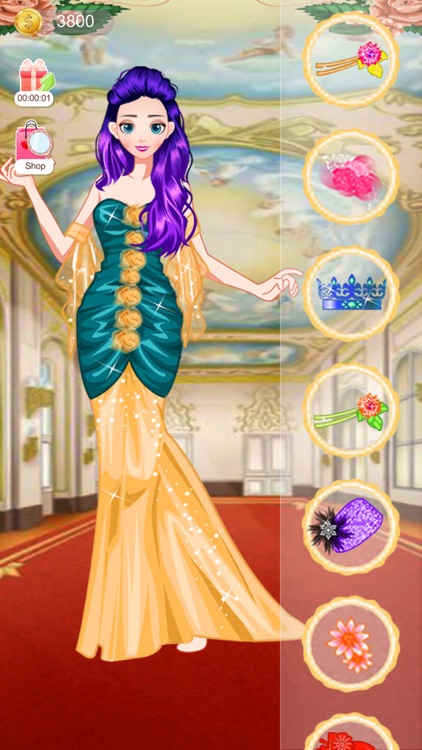 Dress Princess Diaries - Makeup Game for kids screenshot-3