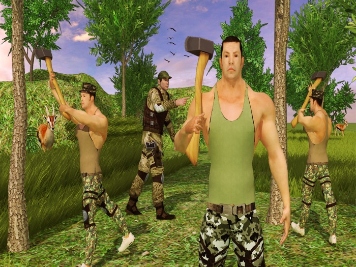 Überlebensinsel US-Armeekommando