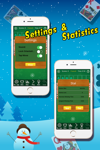 Freecell: Christmas - Play Classic Solitaire Cards screenshot 4