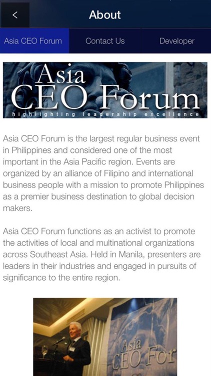 Asia CEO Forum