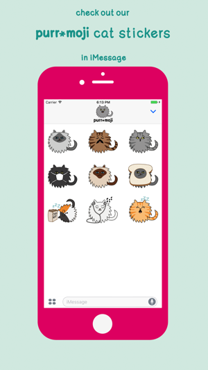 Purr-Moji Cat Stickers - Fun Pack(圖5)-速報App