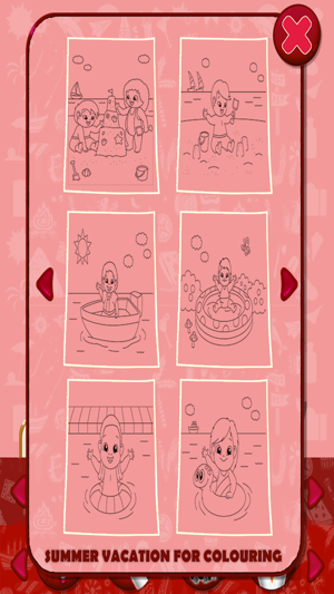 Summer Vacation Kids Coloring Book(圖2)-速報App