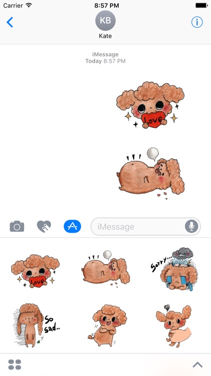 Yorkshire Terrier Dog Stickers for iMessage