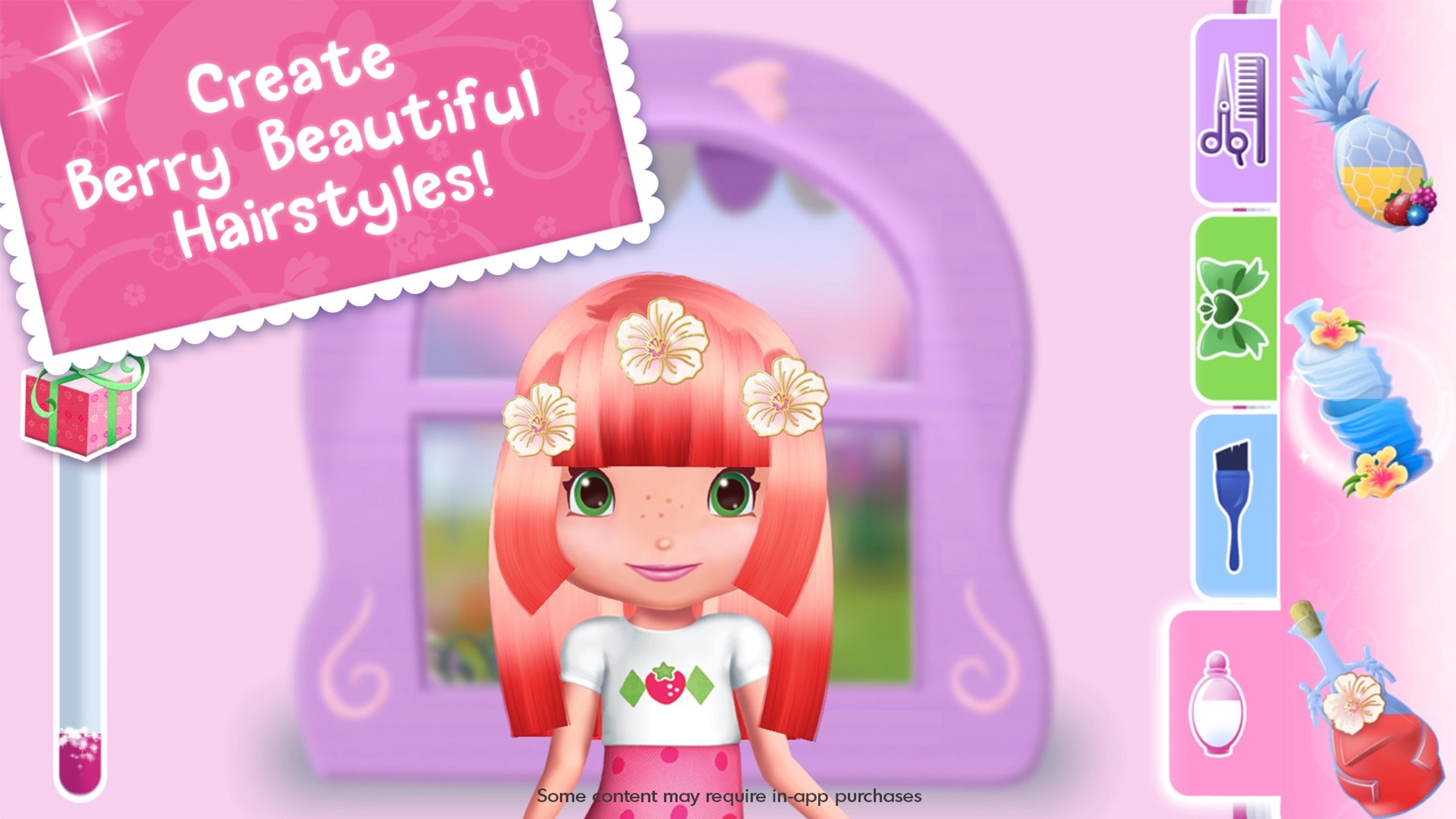 Strawberry Shortcake Holiday Hair - Fashion World by Budge 