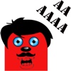 Red Mark stickers by MajdaLoo for iMessage