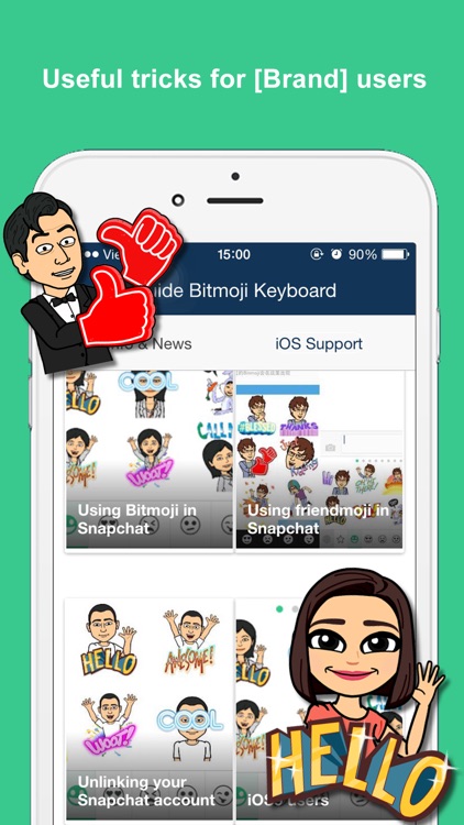 Guide for Bitmoji Keyboard - Your Avatar Emoji