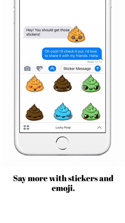 Lucky Poop Stickers