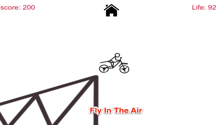 Cartoon Motorbike Stickman: Doodle World Stunt screenshot-3