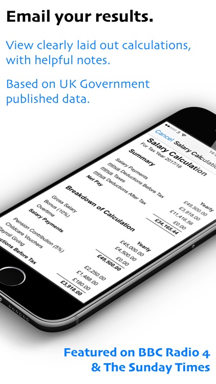 UK Tax Tool - Reversible Salary Calculator