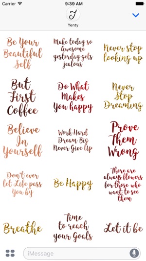 Awesome Motivational Quotes Stickers Pack(圖5)-速報App