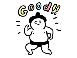 Japanese Traditional Sumo Sticker