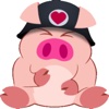 Cute Piggy Commando (Animated) stickers
