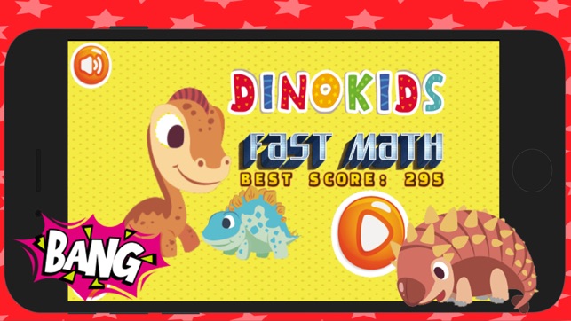 Dinosaur math learning games for kids in