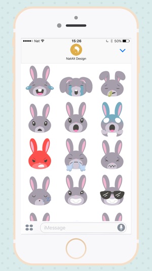 Bunny Emojis(圖3)-速報App