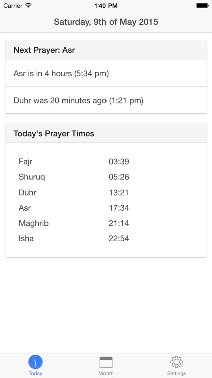 Belfast Prayer Times