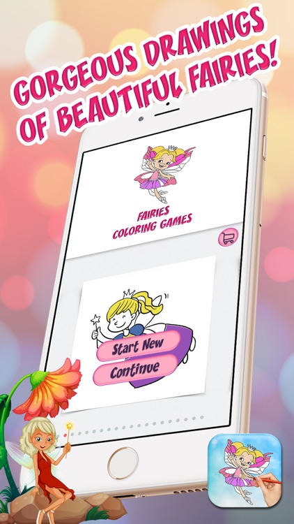 Fairies Coloring Games Free screenshot-3