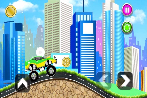 Hills Cars Kids Racing Games screenshot 2