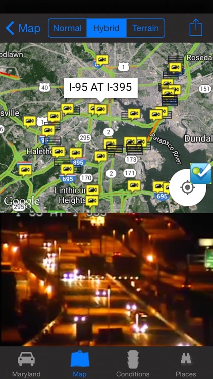 I-95 Road Condition and Traffic Cameras Pro