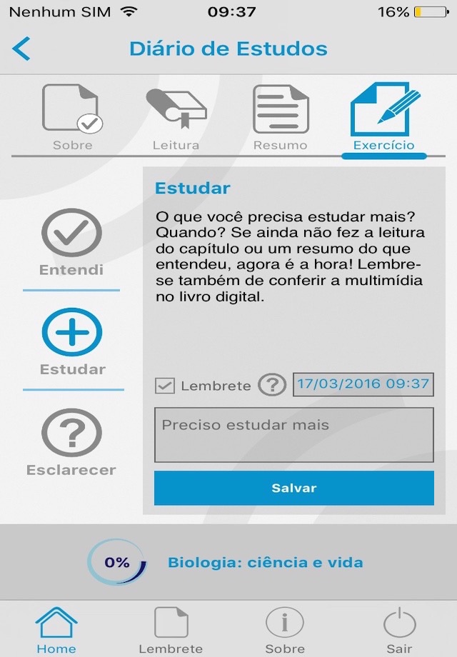 Diário de Estudos screenshot 3