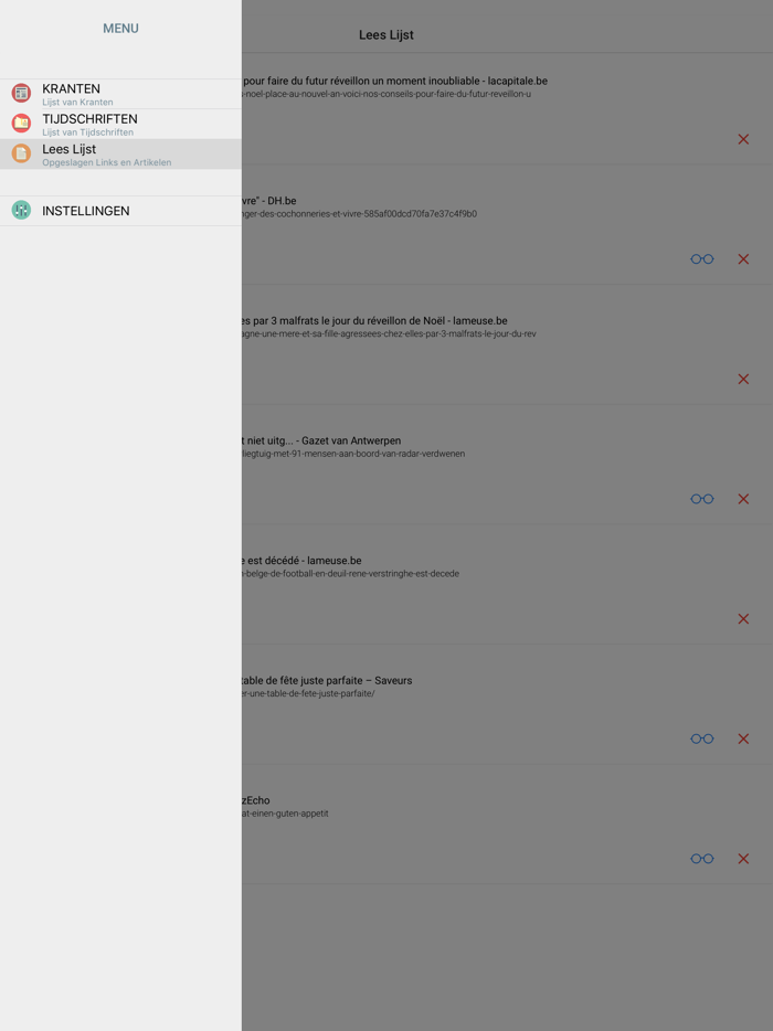 BELGISCHE KRANTEN EN TIJDSCHRIFTEN