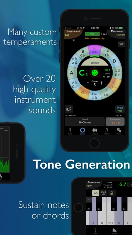 TonalEnergy Chromatic Tuner and Metronome