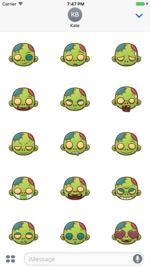 Sticker Me Zombie Boy(圖2)-速報App