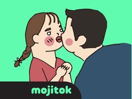An emoticon that depicts the daily life of a 23-year-old girl, 'Chaaeso'