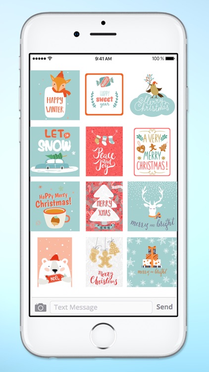 Happy Holidays Christmas Tags Sticker Pack screenshot-4