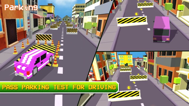 Blocky Road Racing Sim HD : Extreme Driving(圖4)-速報App