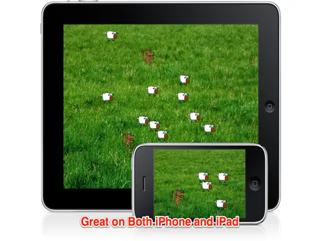 Awesome Wolf vs Small Sheep, game for IOS