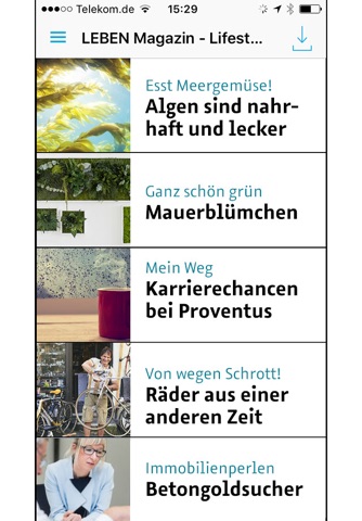 Proventus LEBEN Magazin screenshot 2