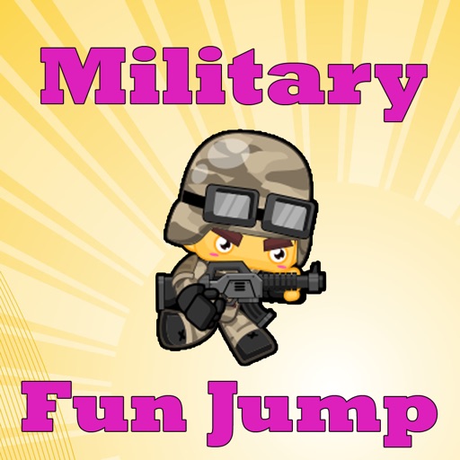 Military Funny Run Jump Icon