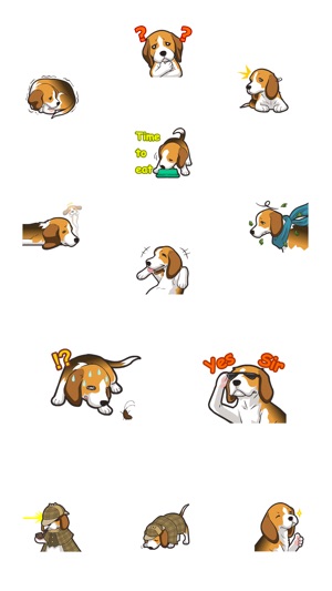 Beagle Dog - Stickers