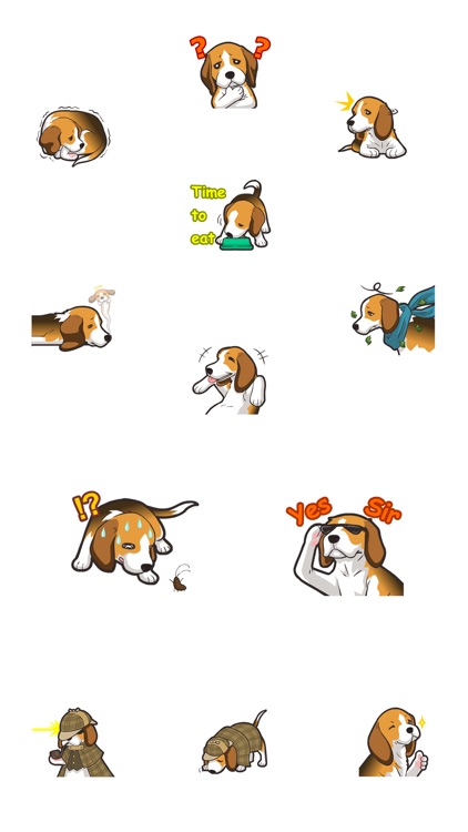 Beagle Dog - Stickers
