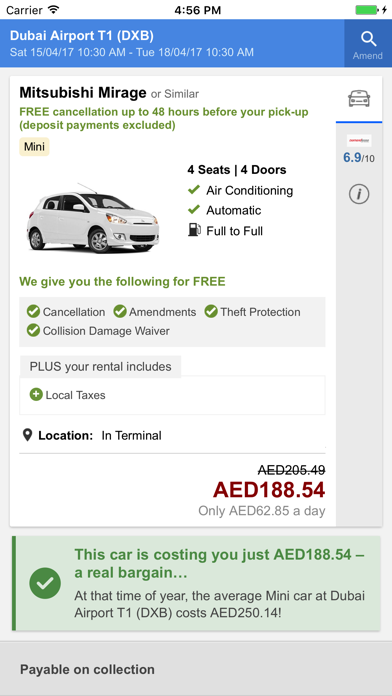 Dubai Cheap Car Rental Search - تأجير سيارة في دبي screenshot 2