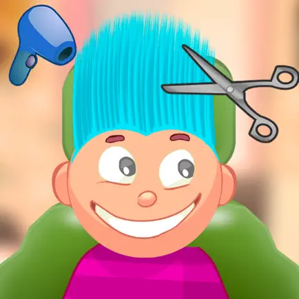 Child game / Crazy Hair Salon (blue hair) Cheats