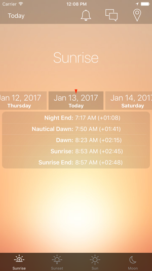 Sunrise Sunset Info(圖1)-速報App