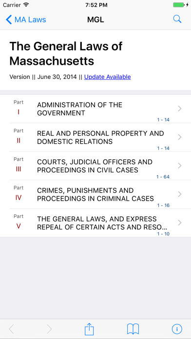 How to cancel & delete Massachusetts Law (LawStack MA Code Series) from iphone & ipad 1