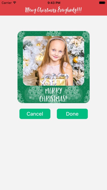 A Christmas Photo Greeting for iMessage Stickers screenshot-3