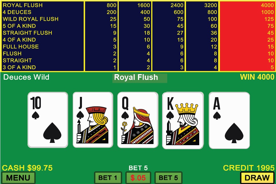 Deuces Wild Casino screenshot 3