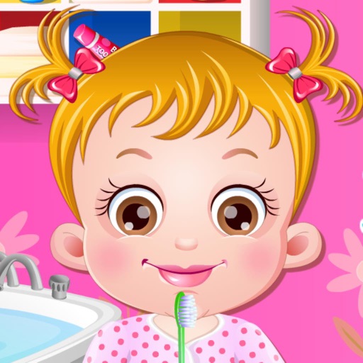 Baby Hazel Brushing Time Icon