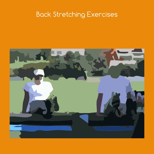 Back stretching exercises icon