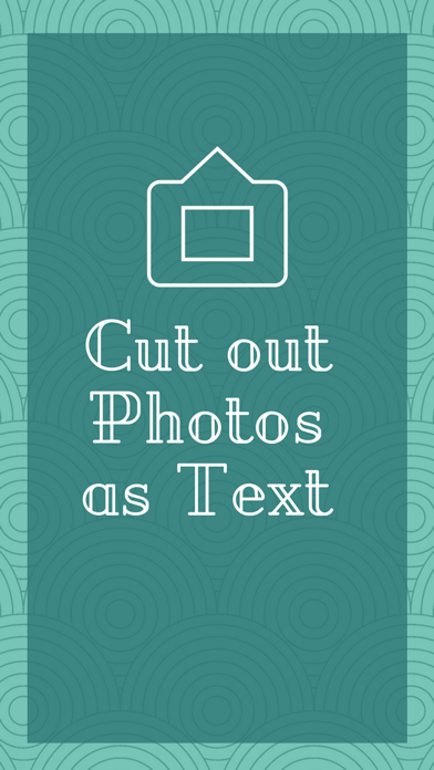 Cut out Photos as Textのおすすめ画像1