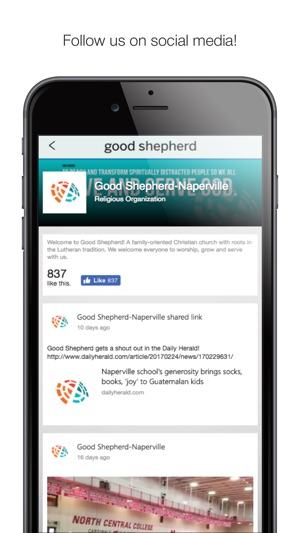 Good Shepherd Naperville(圖3)-速報App