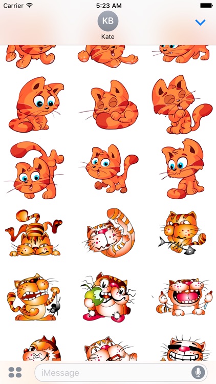 MEOW - funny cat stickers