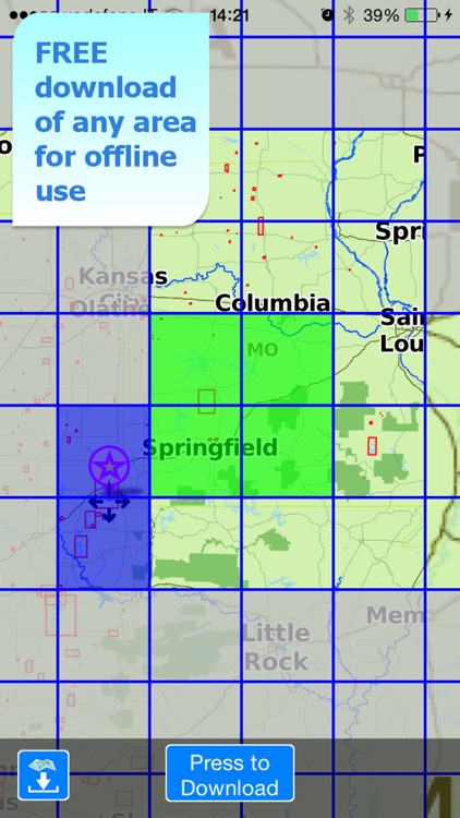 Aqua Map Missouri MO Lakes - GPS Nautical Charts screenshot-4